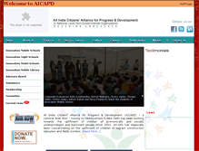 Tablet Screenshot of aicapd.org
